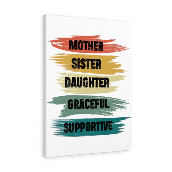 Inspirational Wall Art Mother Graceful SupportiveWall Art Motivation Wall Deco